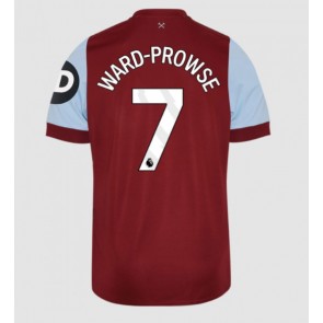 Lacne Muži Futbalové dres West Ham United James Ward-Prowse #7 2023-24 Krátky Rukáv - Domáci